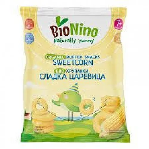 Bionino Био хрупанки сладка царевица 15г 7м.