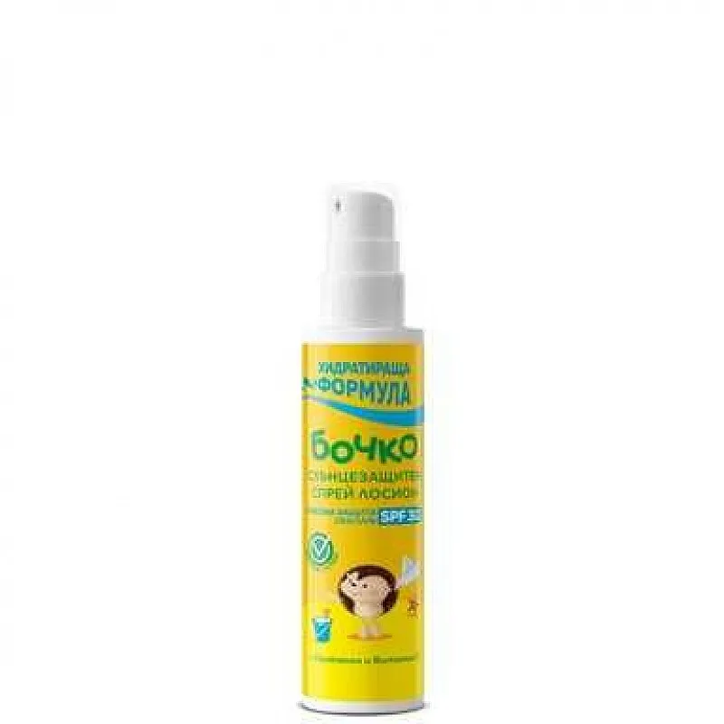 Бочко Слънцезащитен спрей лосион SPF30 125мл