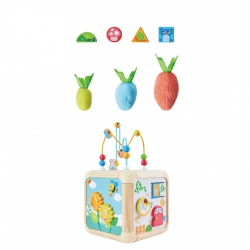 Занимателен куб, Hape, Център с активности, 8 части