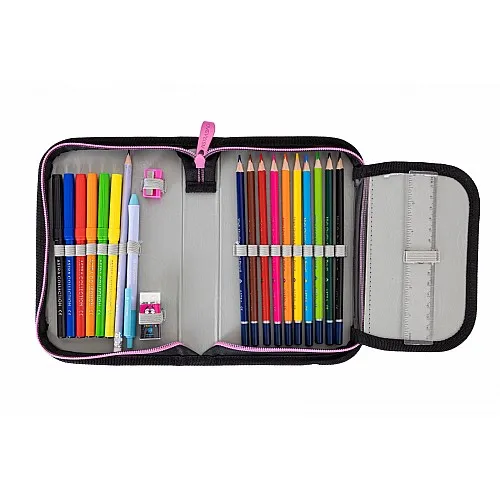 Единичен несесер, Astra, с аксесоари ASTRABAG Панди, AC11, 20 х 14 х 3,5 см