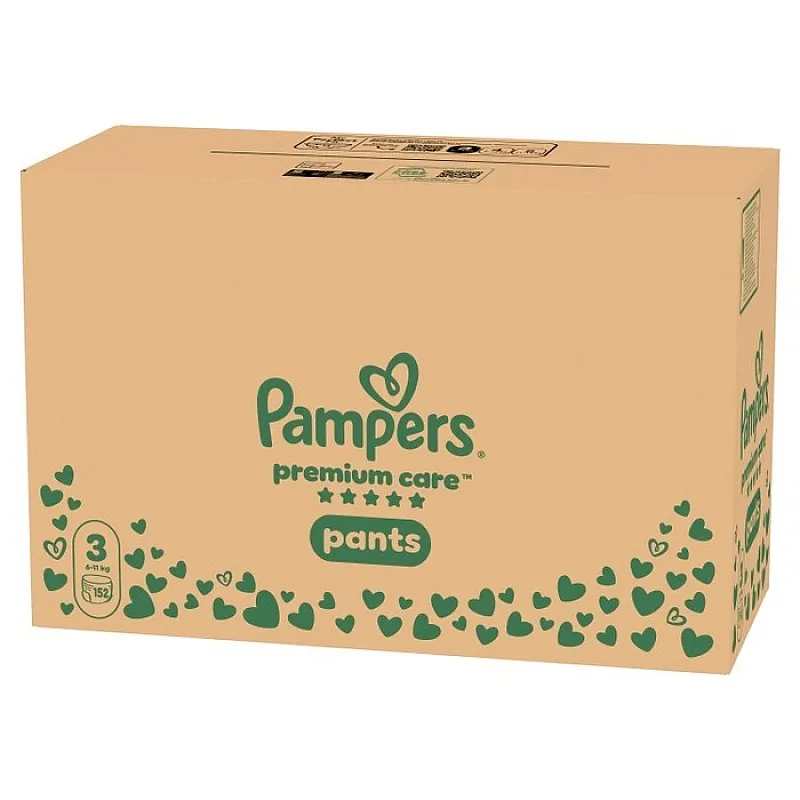 Pampers Premium Care Гащички за еднократна употреба 3 6-11кг 152бр.