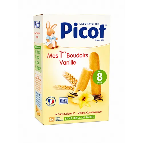 Picot Първи бисквити с ванилия 8м. 150г