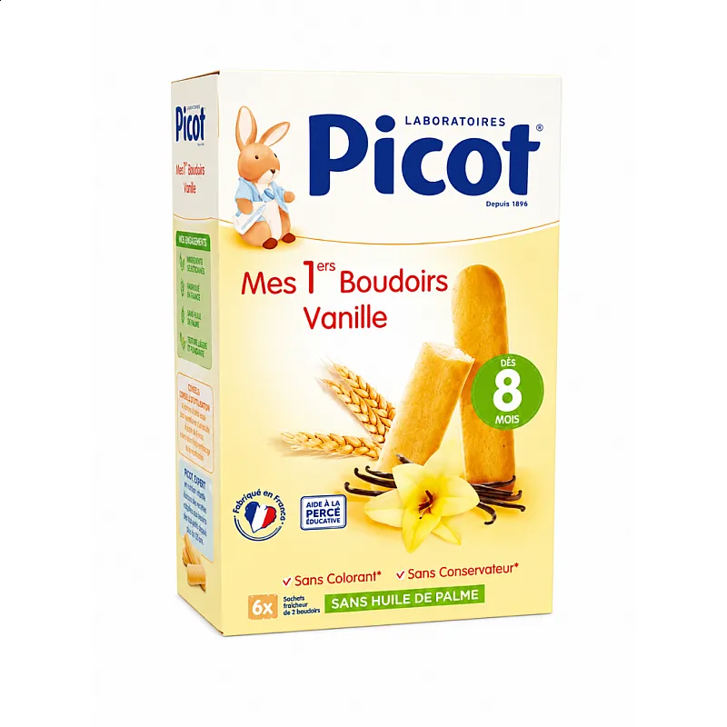 Picot Първи бисквити с ванилия 8м. 150г