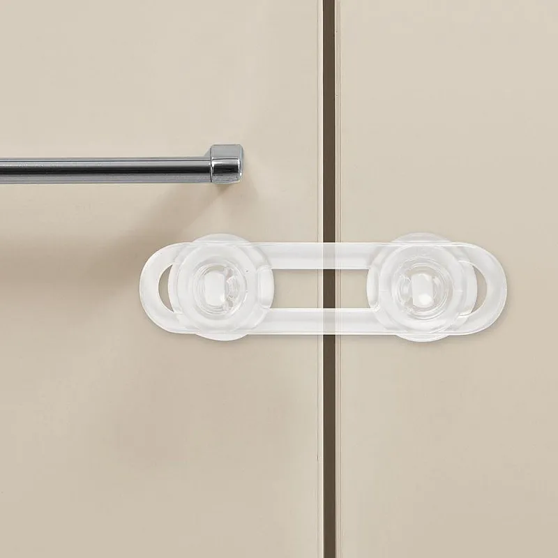 SAFETY 1ST Гъвкаво устройство за заключване на шкаф (2бр./оп.) - прозрачно