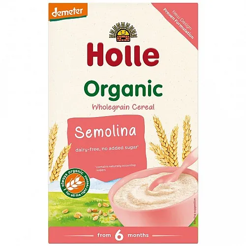 HOLLE БИО Бебешка грис каша 6м. 250г