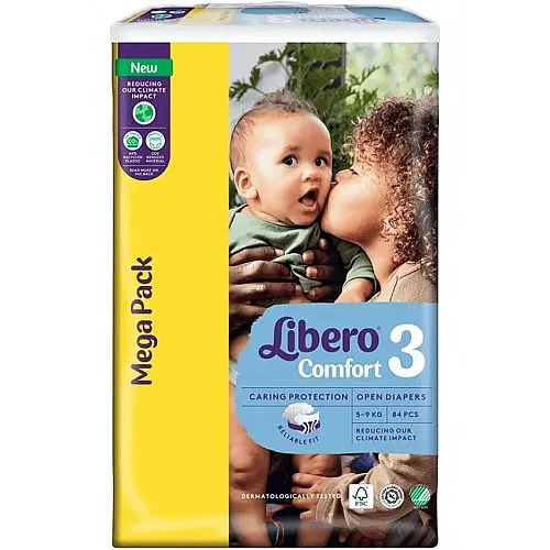 LIBERO COMFORT 3 Пелени 5-9кг  84 бр.