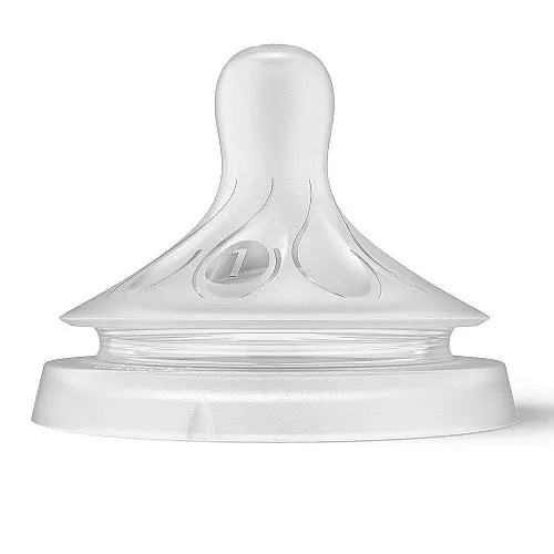 Комплект от 2 бр. Биберони без протичане Philips AVENT Natural Response SCY961/02 Поток 1, 0м