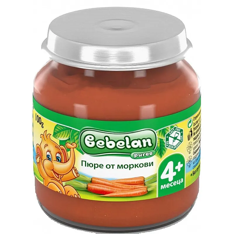 Bebelan Моркови 4м. 100г