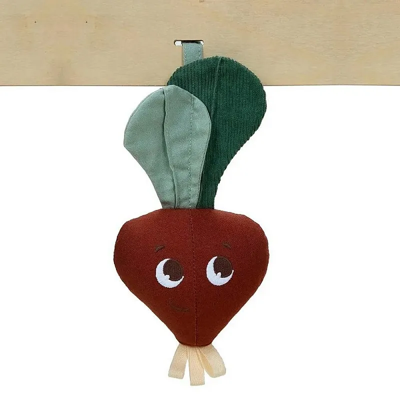Еко Активна гимнастика Tiny Love Luxe Gymini от серията Garden of Adventures, с кръгло килимче с диаметър 90 см, дървена арка, 3 играчки и възглавница за игра по корем, 0м+
