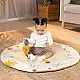 Еко Активна гимнастика Tiny Love Luxe Gymini от серията Garden of Adventures, с кръгло килимче с диаметър 90 см, дървена арка, 3 играчки и възглавница за игра по корем, 0м+