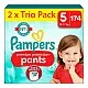 Pampers Premium Protection Гащички за еднократна употреба 5 12-17кг 174бр.