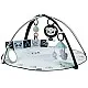 Активна гимнастика Tiny Love Developmental Gymini от серията Black&White Décor с кръгло килимче с диаметър 90 см, регулируеми арки и селекция от 5 играчки, 0м+