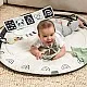 Активна гимнастика Tiny Love Developmental Gymini от серията Black&White Décor с кръгло килимче с диаметър 90 см, регулируеми арки и селекция от 5 играчки, 0м+