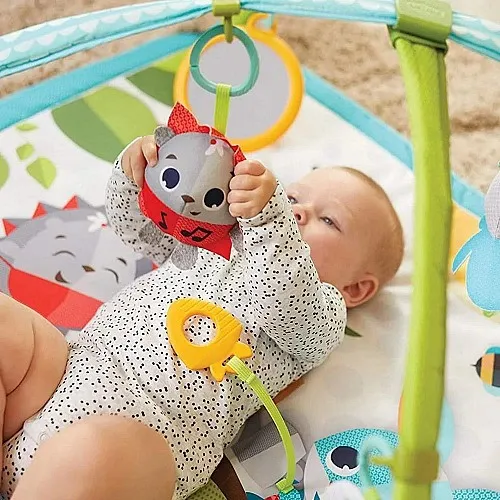 Активна гимнастика Tiny Love Meadow Days Gymini Sunny Day, 16 интелигентни функции, музикална играчка, 0м+