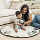 Активна гимнастика Tiny Love Developmental Gymini от серията Black&White Décor с кръгло килимче с диаметър 90 см, регулируеми арки и селекция от 5 играчки, 0м+