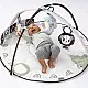 Активна гимнастика Tiny Love Developmental Gymini от серията Black&White Décor с кръгло килимче с диаметър 90 см, регулируеми арки и селекция от 5 играчки, 0м+