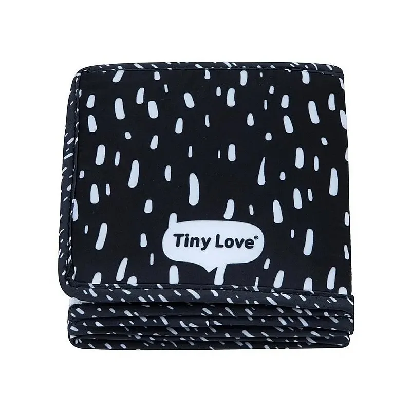 Мека двулицева книжка-обиколник TINY LOVE Double-sided First Book от серията Black&White Décor, 0м+