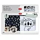 Мека двулицева книжка-обиколник TINY LOVE Double-sided First Book от серията Black&White Décor, 0м+