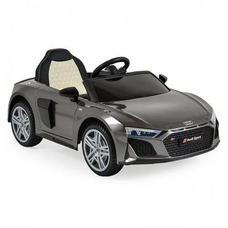 Акумулаторна кола Audi R8 Spyder мет. сив