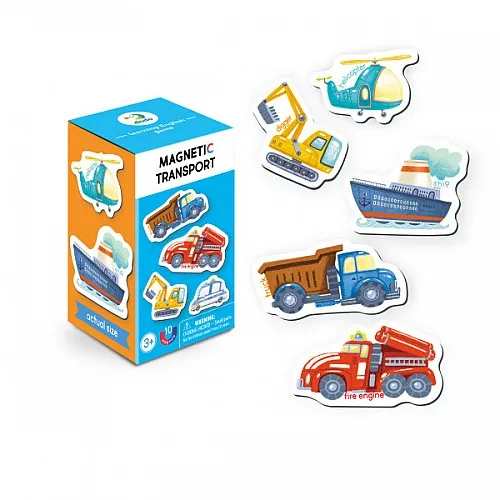 Dodo Магнитна игра 10 части - Транспортни средства