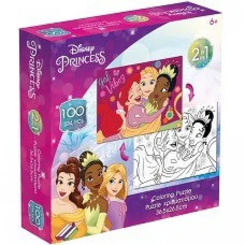 Luna Toys Пъзел Принцеси 100 елемента