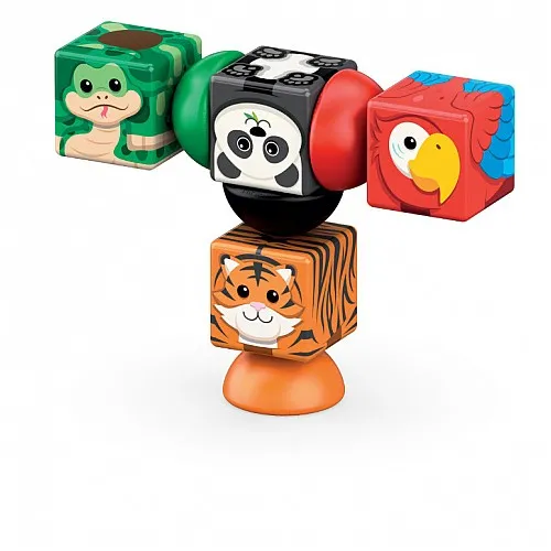 Магнитен конструктор, Geomag, Magicube, Джунгла, 8 части