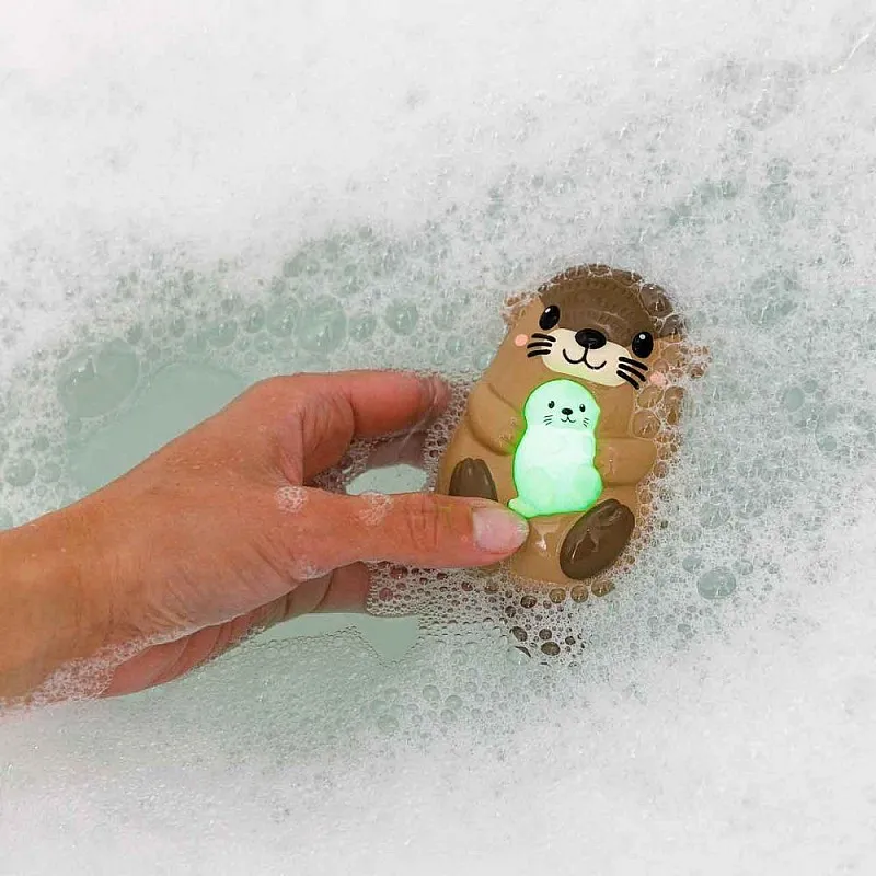 Сензорна играчка за баня със светлини, Infantino, Видра