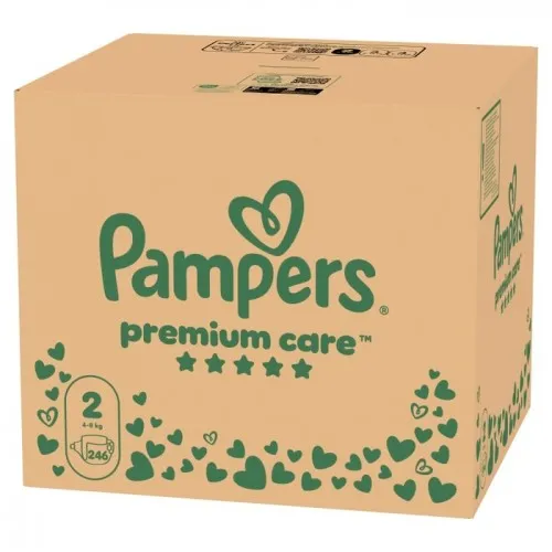Pampers Premium Care 2 Mini 4-8 кг  - 246бр.