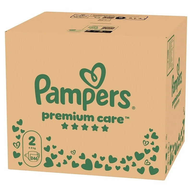 Pampers Premium Care 2 Mini 4-8 кг  - 246бр.