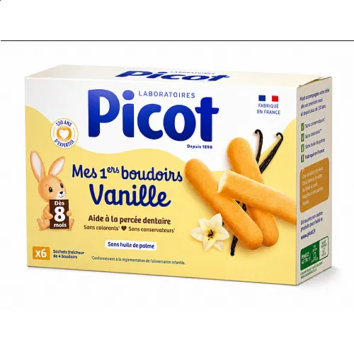 Picot Първи бисквити с ванилия 8м. 150г