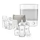 AVENT Единична електрическа помпа Natural Motion Premium + Електрически стерилизатор Advanced + Комплект за новородено Natural Response 3.0 - Залъг (0-6) + 3 Шишета - стъкло
