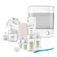 AVENT Eлектрическа помпа Natural Motion + Електрически стерилизатор Advanced + Philips Avent Комплект за новородено NATURAL RESPONSE 3.0 PP