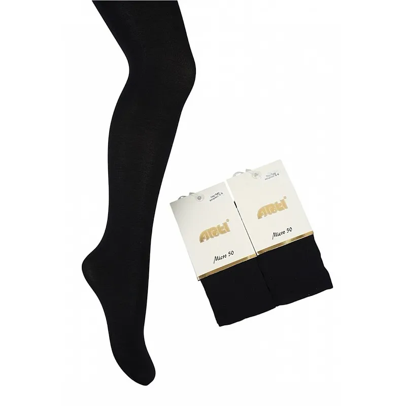 KATAMINO Черен чорапогащник микрофибър 50 DEN 2-1529