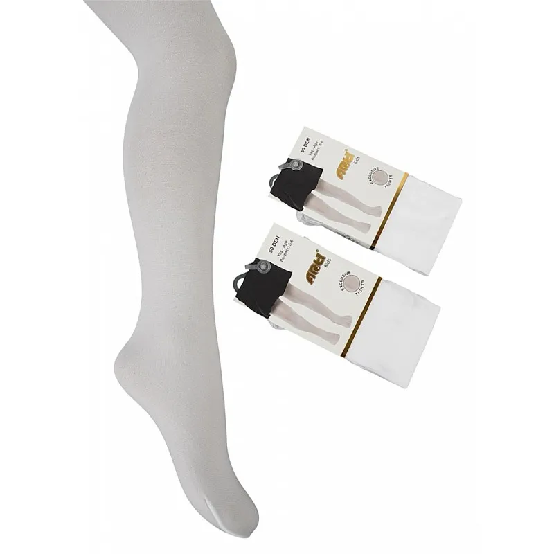 KATAMINO Бял чорапогащник микрофибър 50 DEN 2-1530