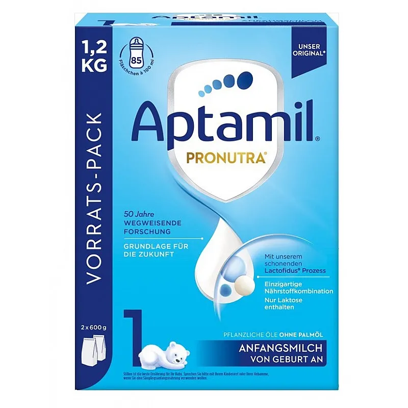APTAMIL 1 Мляко за кърмачета 0-6м.  1200г