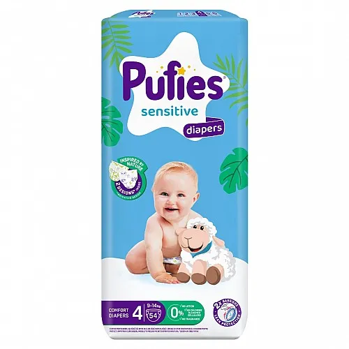 Pufies Еднократни пелени 4 9-14кг 54бр.