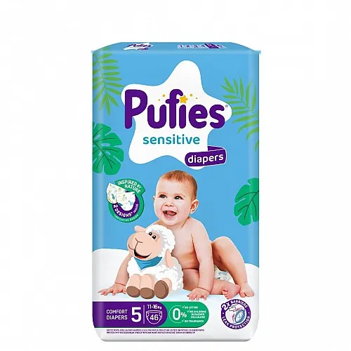Pufies Еднократни пелени 5 11-16 46бр.