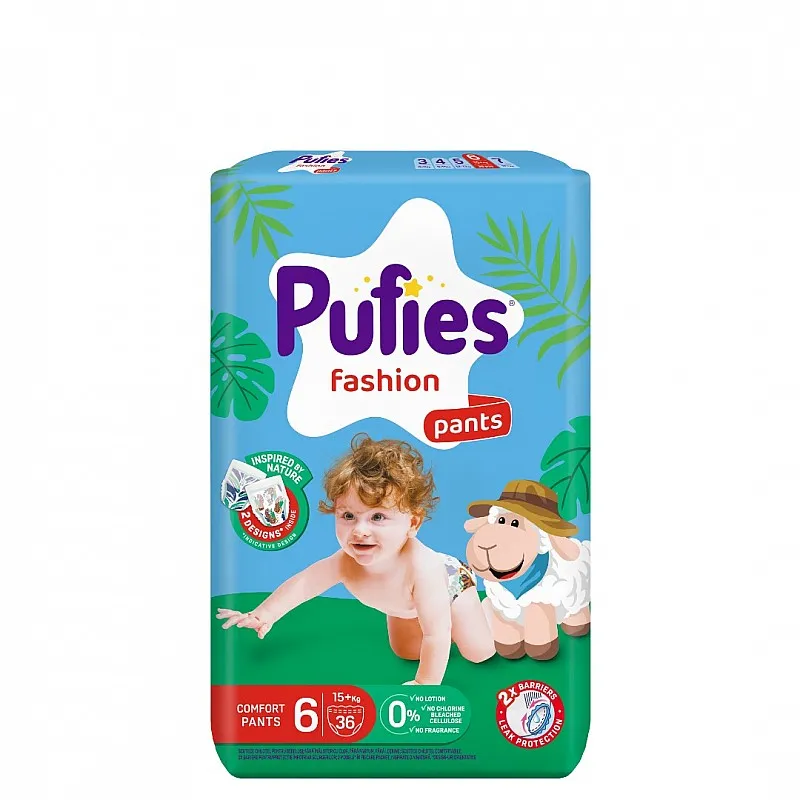Pufies Памперс гащички 6 15+кг 36бр.