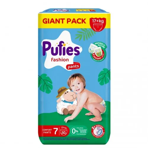 Pufies Памперс гащички 7 17+кг 50бр.