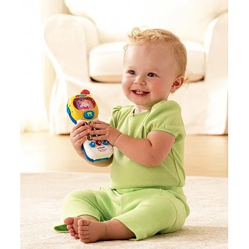 Интерактивна играчка, Vtech, Бебешки телефон, Меченце