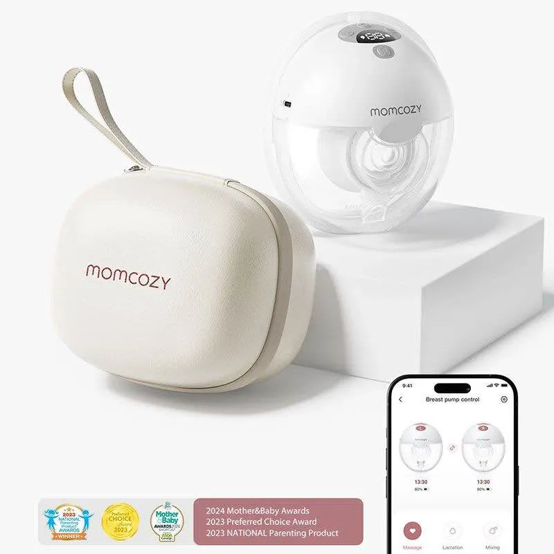 Momcozy Смарт електрическа помпа за кърма M5 Smart Hands-free с мобилно приложение