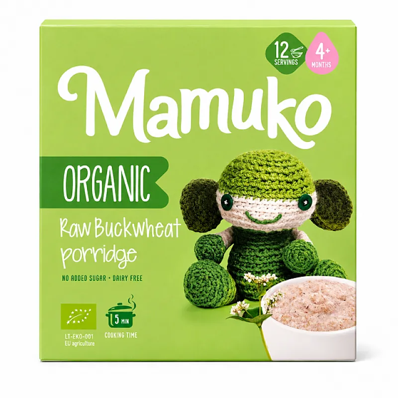 Mamuko Био Каша Зелена елда 4м. 200г