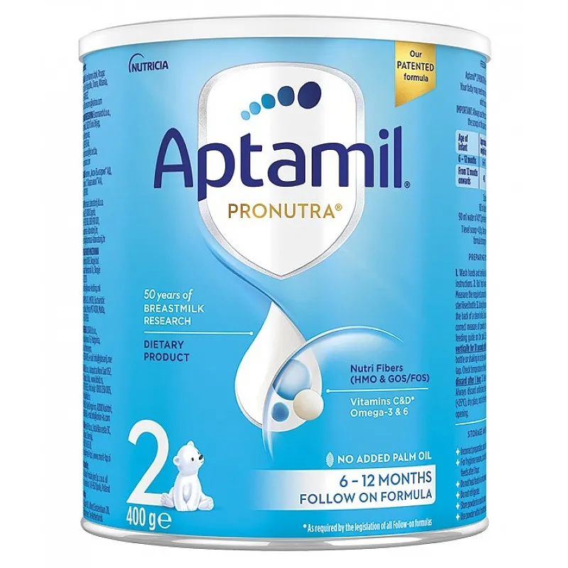 APTAMIL 2 преходно мляко за кърмачета 6-12м.  400г