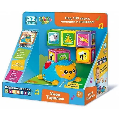 Thinkle Stars Музикална играчка Умният таралеж - над 100 мелодии - син