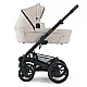 Бебешка модулна количка 2 в 1 Mutsy NIO Cosmic Sand, пакет от черно шаси със седалка + кош за новородено