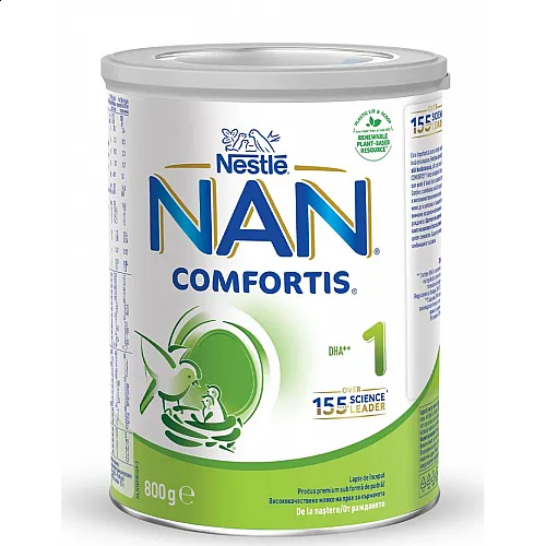 NESTLE NAN Comfortis 1 Бебешко адаптирано мляко 0-6м. 800г