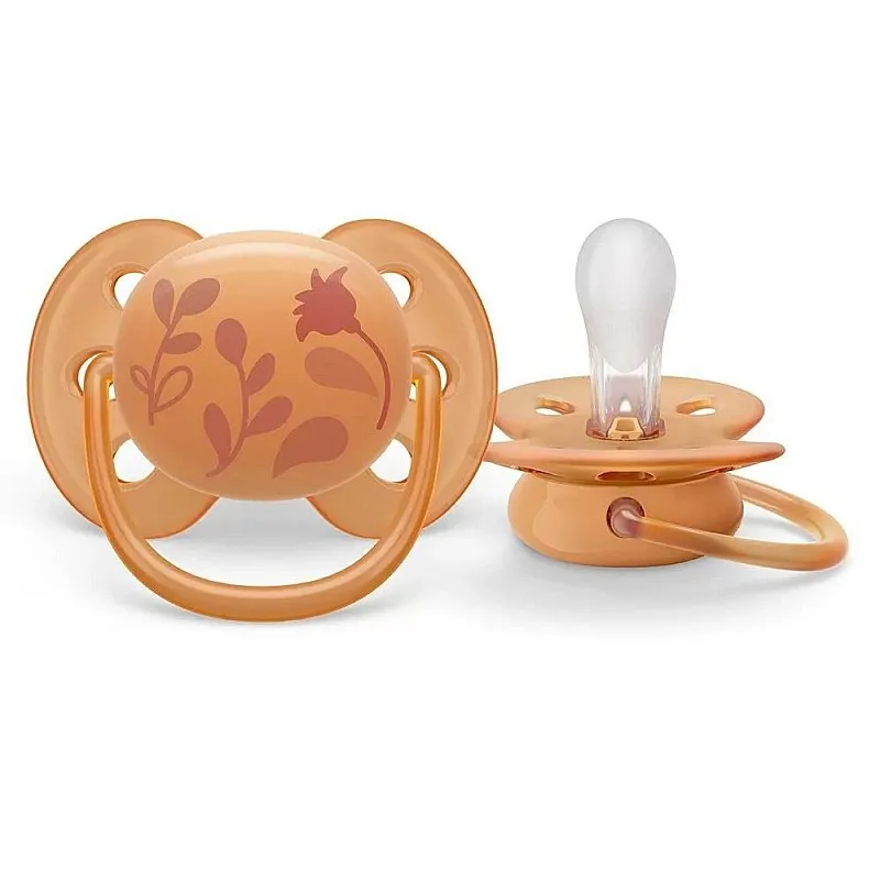 Залъгалки Ultra Soft 6-18м с декор Куче и Цвете