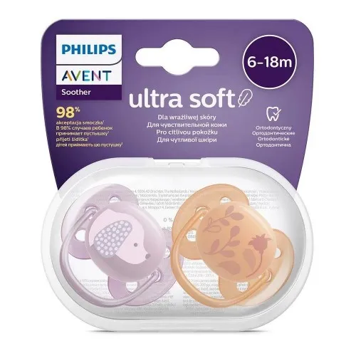 Залъгалки Ultra Soft 6-18м с декор Куче и Цвете