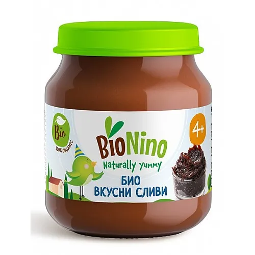 BioNino БИО Пюре Сливи 4м. 120г