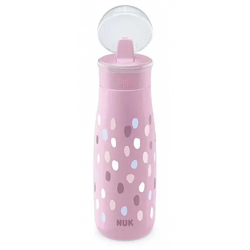 NUK ЧАША MINI-ME FLIP PP 450мл лилава, точки
